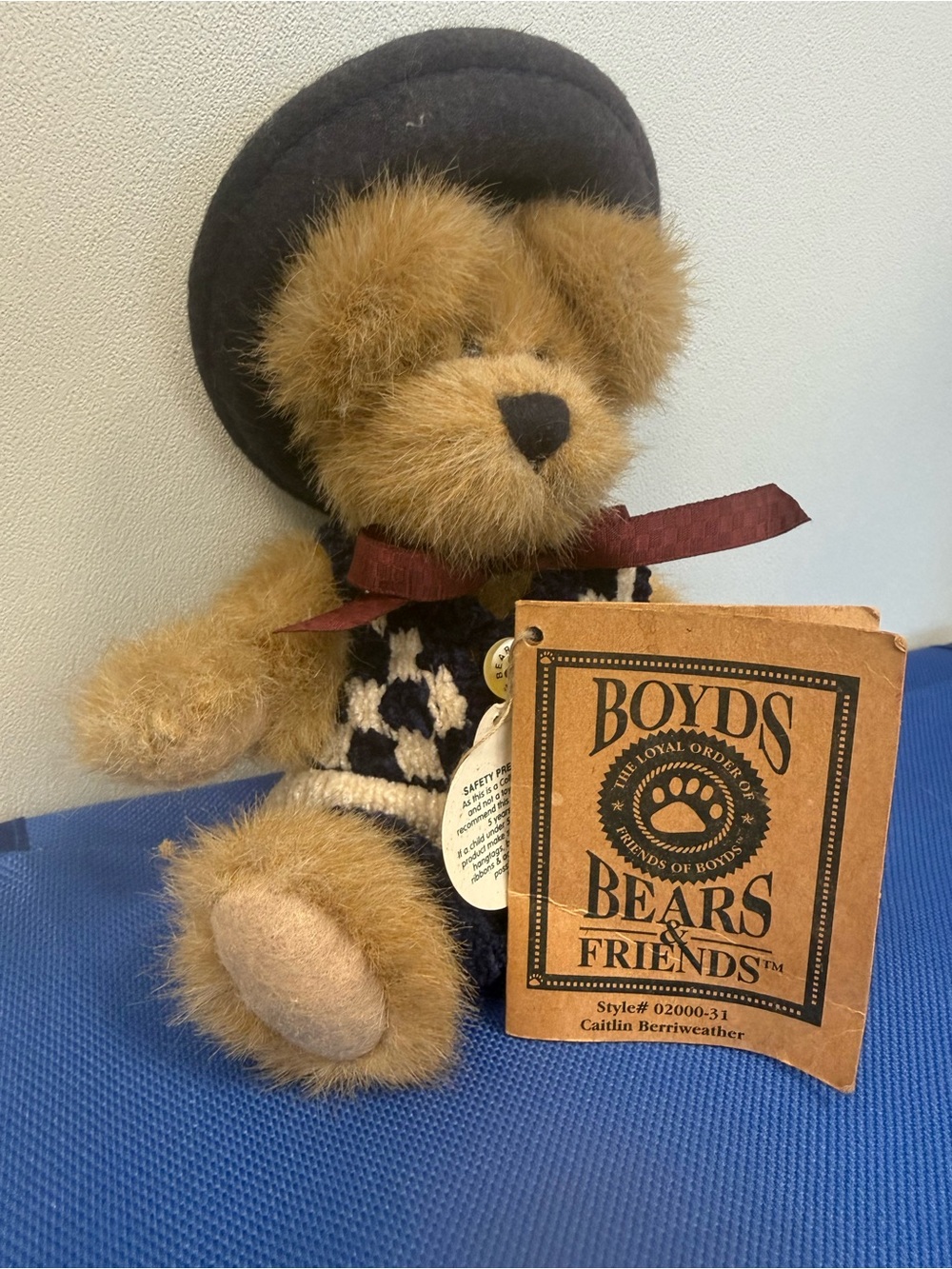 Boyds Bears Plush Bear with Knit Vest